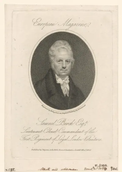 Portret van Samuel Birch Esqr.