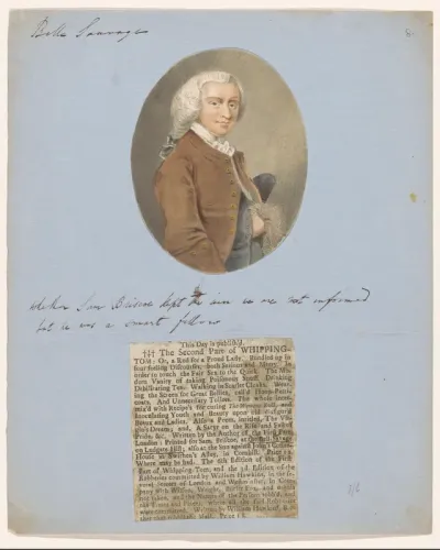 Portret van Samuel Briscoe, boekverkoper te Londen