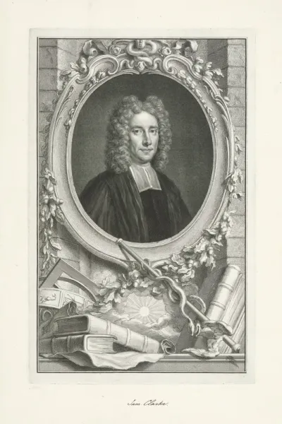 Portret van Samuel Clarke