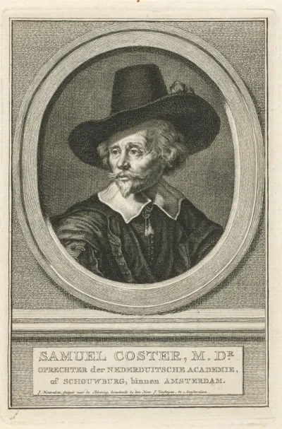 Portret van Samuel Coster