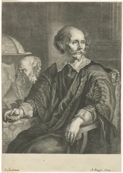 Portret van Samuel Coster
