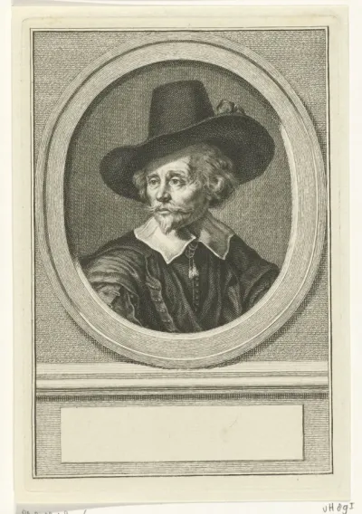 Portret van Samuel Coster