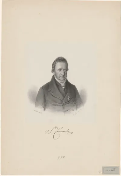 Portret van Samuel Crommelin