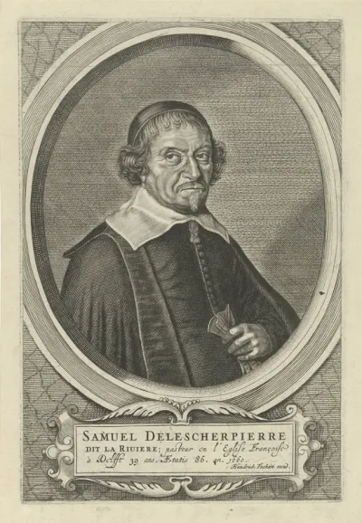 Portret van Samuel Delescherpierre