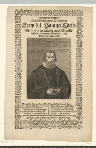 Portret van Samuel Edel