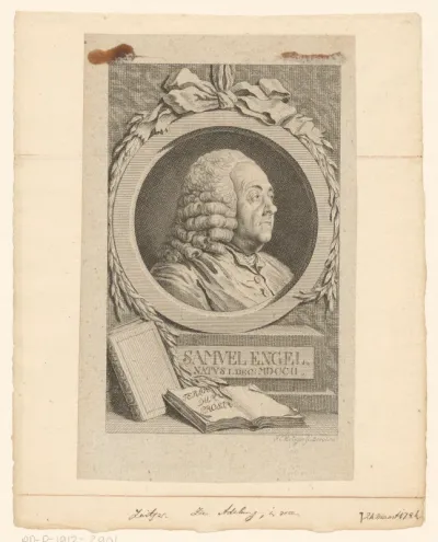Portret van Samuel Engel