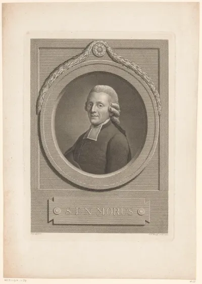 Portret van Samuel Friedrich Nathanael Morus