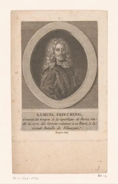 Portret van Samuel Frisching II