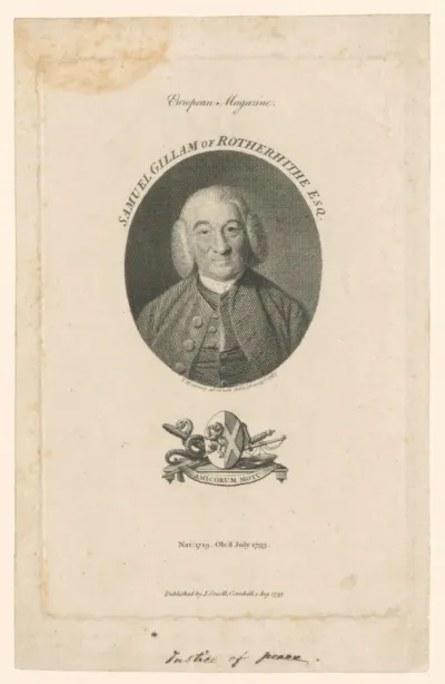 Portret van Samuel Gillam