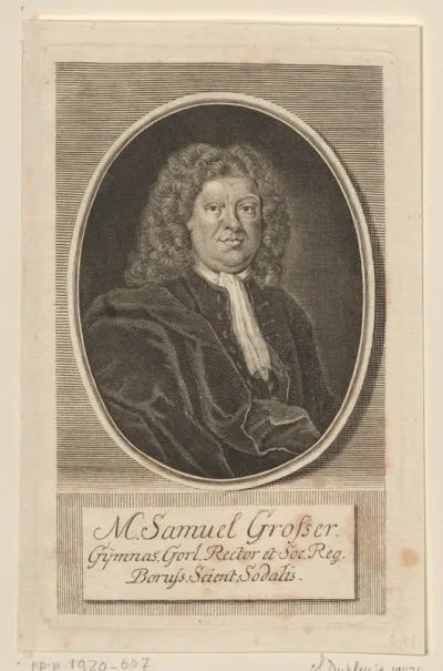 Portret van Samuel Grosser