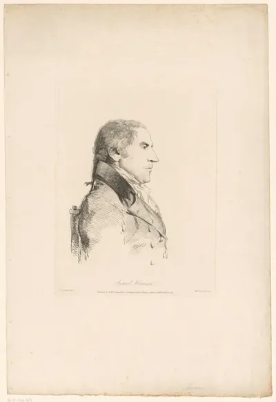 Portret van Samuel Harrison