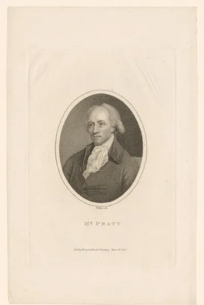 Portret van Samuel Jackson Pratt