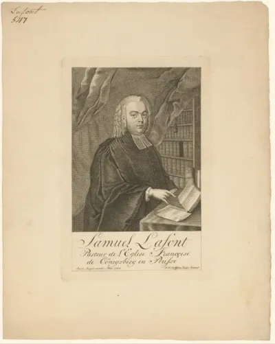 Portret van Samuel Lafont
