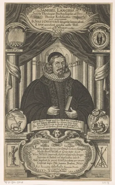 Portret van Samuel Lange