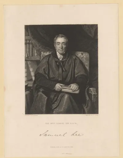 Portret van Samuel Lee