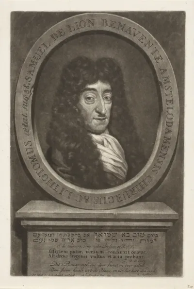 Portret van Samuel Leon Benavente