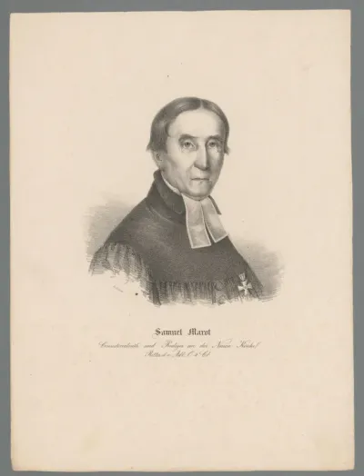 Portret van Samuel Marot