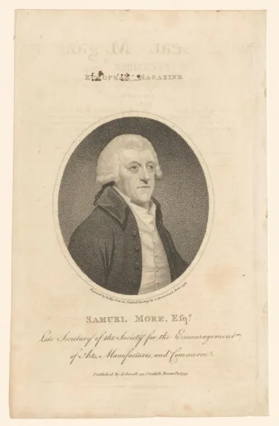 Portret van Samuel More Esqr.