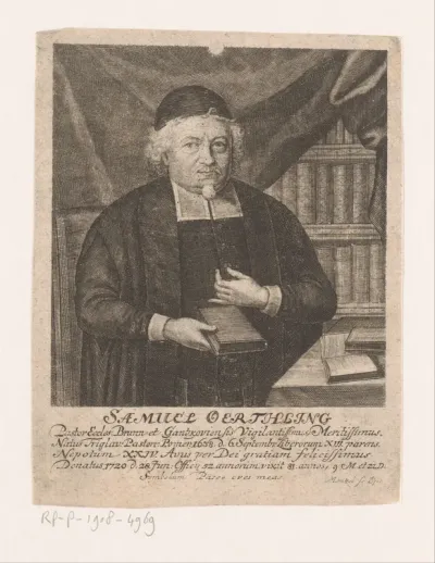 Portret van Samuel Oerthling