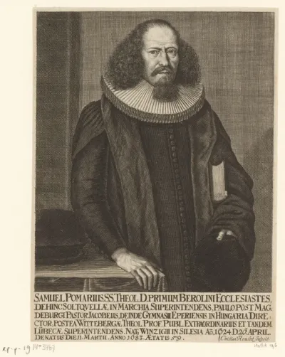 Portret van Samuel Pomarius