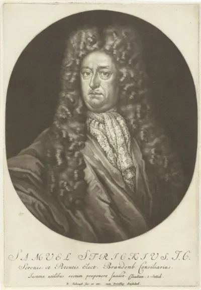 Portret van Samuel Stryk
