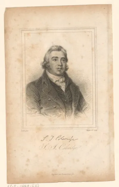 Portret van Samuel Taylor Coleridge