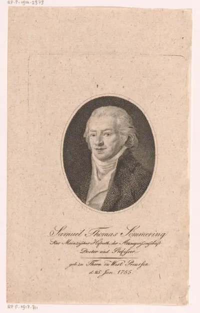 Portret van Samuel Thomas Sömmering