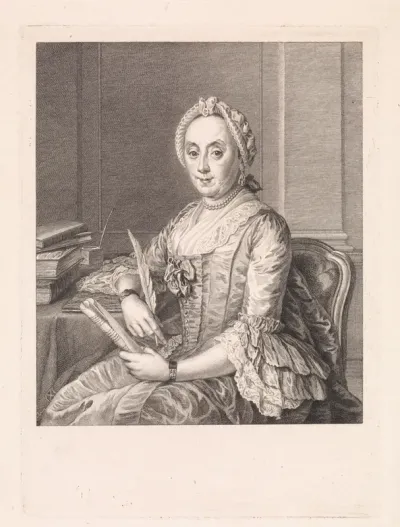 Portret van Sara Maria van der Wilp