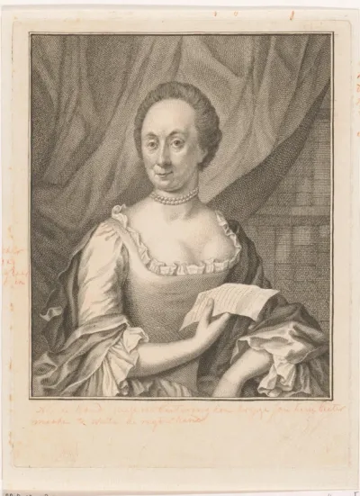 Portret van Sara Maria van der Wilp