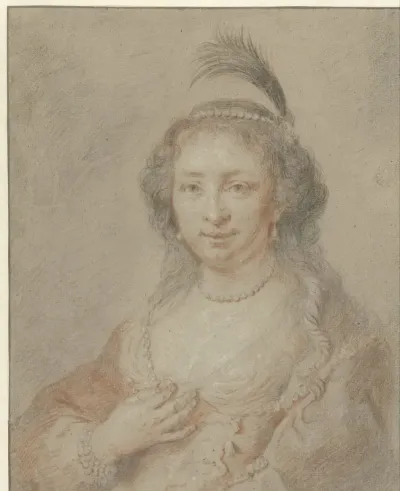 Portret van Sara van Baerle, echtgenote van Philips van Dorp