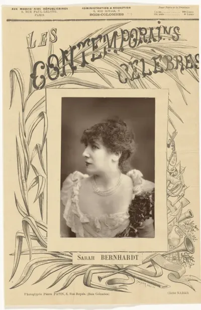 Portret van Sarah Bernhardt