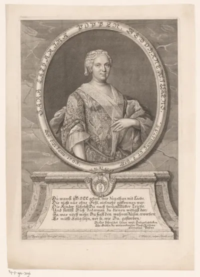Portret van Sarah Catharina Poppe