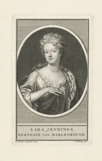 Portret van Sarah Churchill (geboren Jennings)