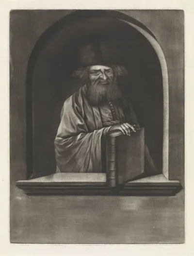 Portret van Saul ben Aryeh Loeb Loewenstamm