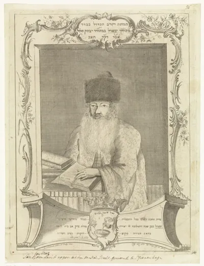 Portret van Saul ben Izak