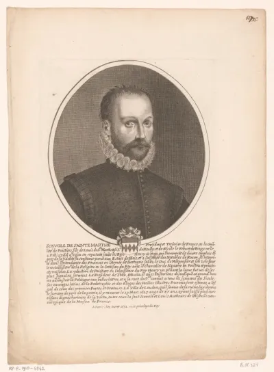 Portret van Scévole de Sainte-Marthe
