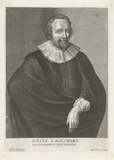 Portret van Schelte Adamsz. Bolswert