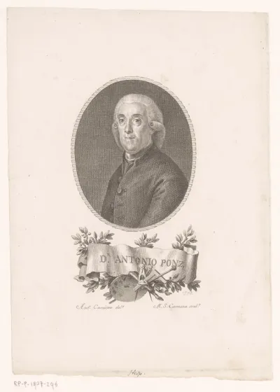 Portret van schilder Antonio Ponz