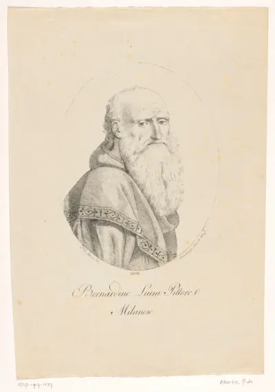 Portret van schilder Bernardino Luini