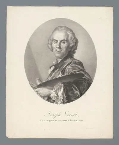 Portret van schilder Claude Joseph Vernet