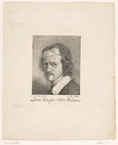 Portret van schilder Daniele Crespi