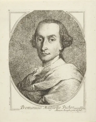 Portret van schilder Domenico Maggiotto