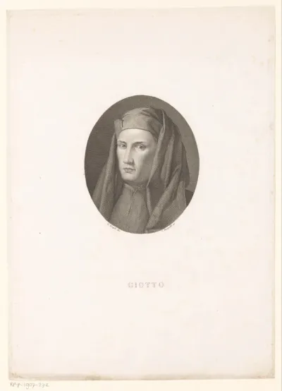 Portret van schilder Giotto
