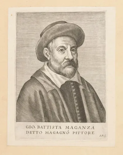 Portret van schilder Giovanni Battista Maganza