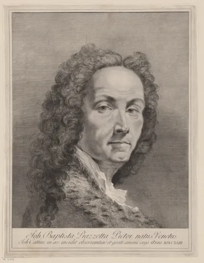 Portret van schilder Giovanni Battista Piazzetta