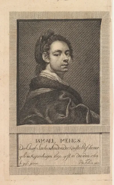 Portret van schilder Ismael Mengs