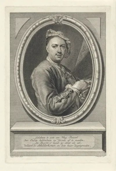 Portret van schilder Jacques Ignatius de Roore