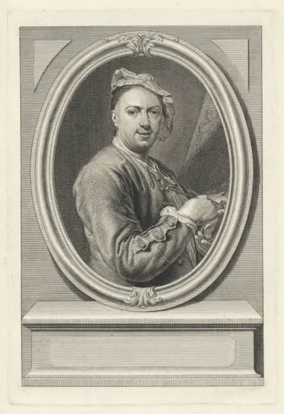 Portret van schilder Jacques Ignatius de Roore
