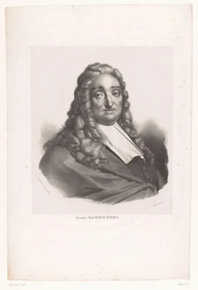Portret van schilder Ludolf Bakhuysen