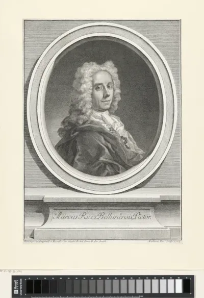 Portret van schilder Marco Ricci